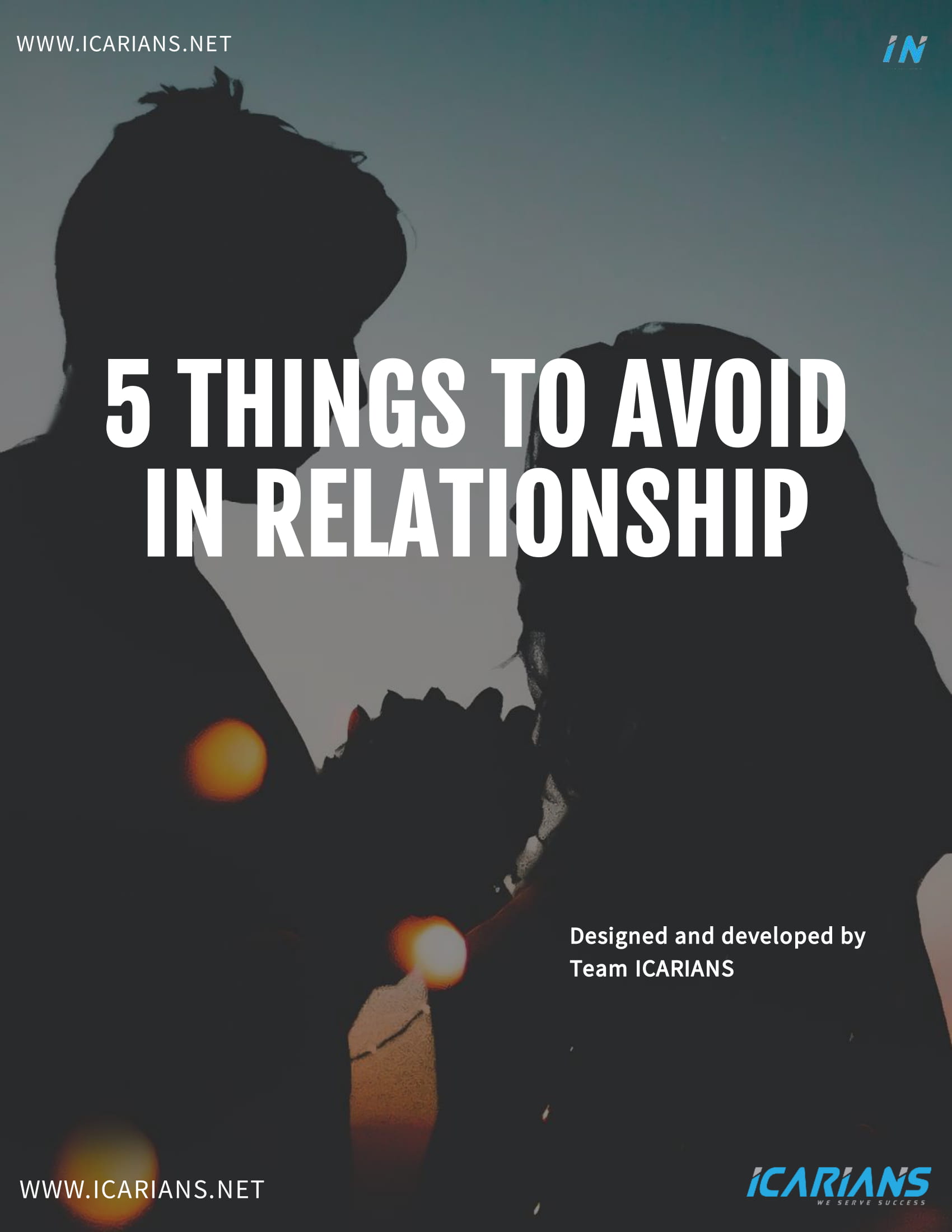 5 THINGS TO AVOID IN RELATIONSHIP